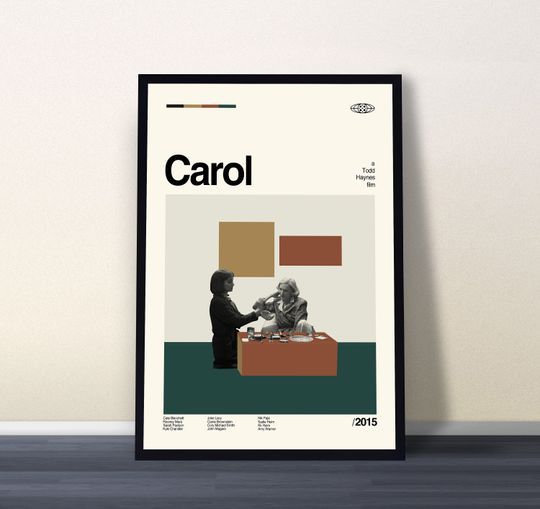 Carol Movie Poster, Todd Haynes Film, Cate Blanchett, Carol Movie