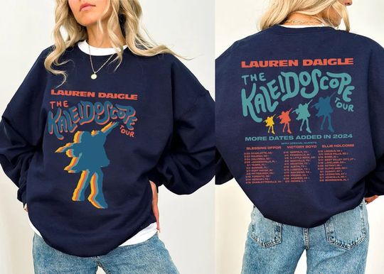 Lauren Daigle The Kaleidoscope Tour 2024 Sweatshirt, Lauren Daigle Shirt