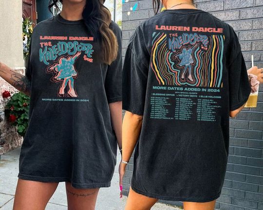 The Kaleidoscope Tour 2024 T-Shirt, Lauren Graphic Daigle 2024 Tour Shirt