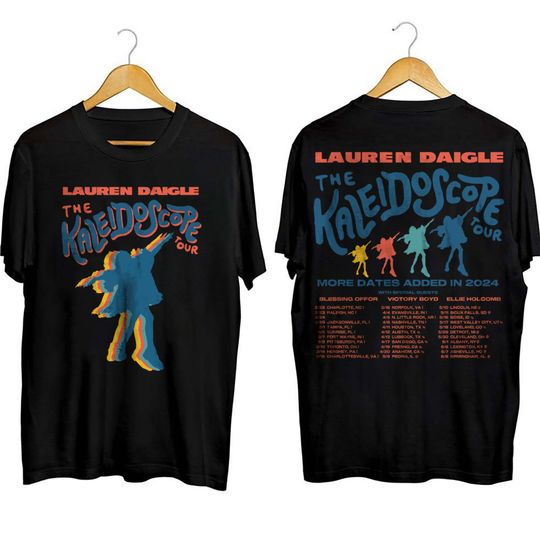 Vintage Lauren Daigle Shirt, The Kaleidoscope Tour 2024 Shirt