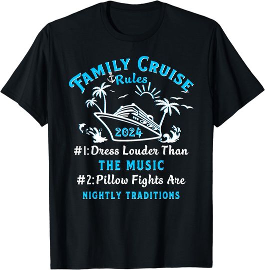 Family Cruise 2024 Matching Ship Vacation Men Women Funny T-Shirt