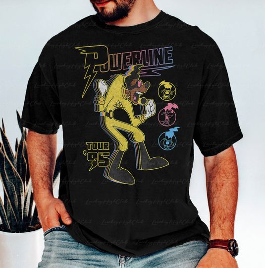 Retro Goofy Powerline Tour '95 Shirt, Powerline Stand Our Tour Shirt