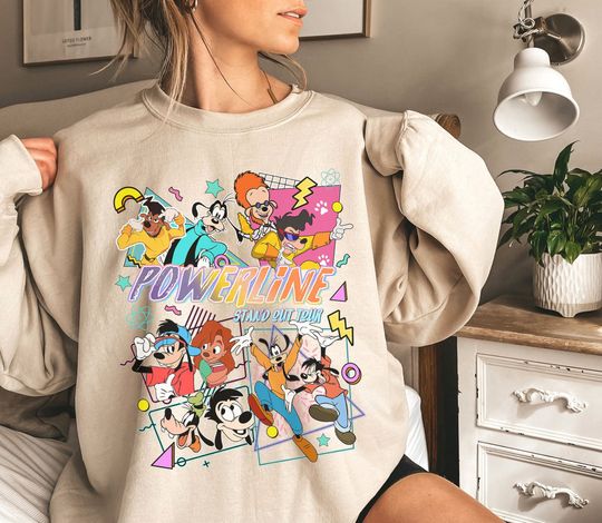 Retro A Goofy Movie Powerline World Tour 95' Shirt, A Goofy Movie Shirt