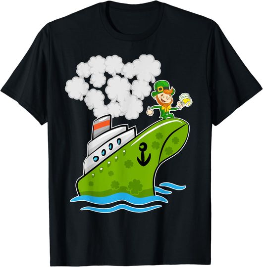 St Patricks Day Cruise Shamrock Vacation Gift Saint Paddys T-Shirt