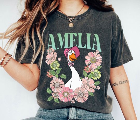 Amelia Floral Retro Shirt, The Aristocats T-shirt