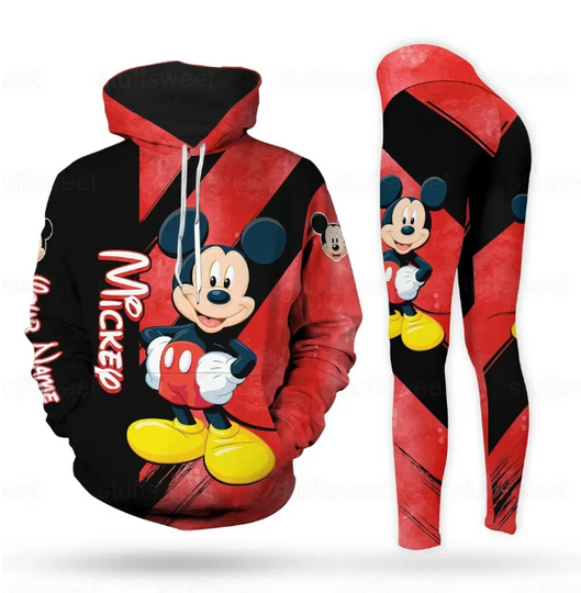 Custom Mickey Mouse Hoodie Leggings Sets