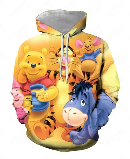 Disney Winnie the Pooh 3D Hoodies