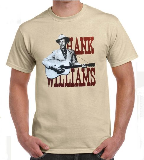 Hank Williams Country Western T-Shirt Beige