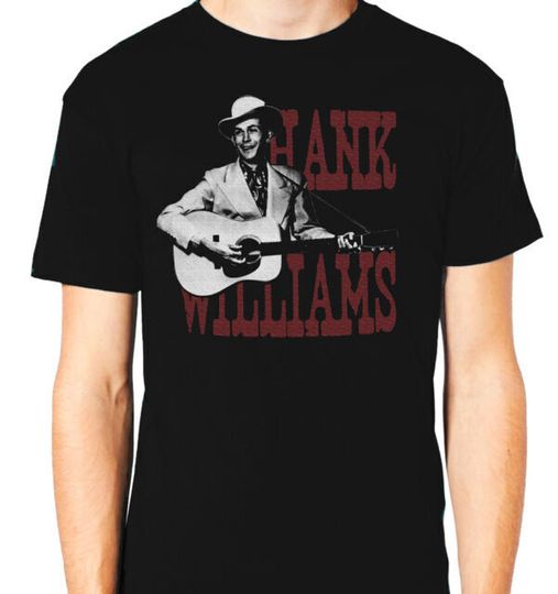 Hank Williams T-Shirt Black