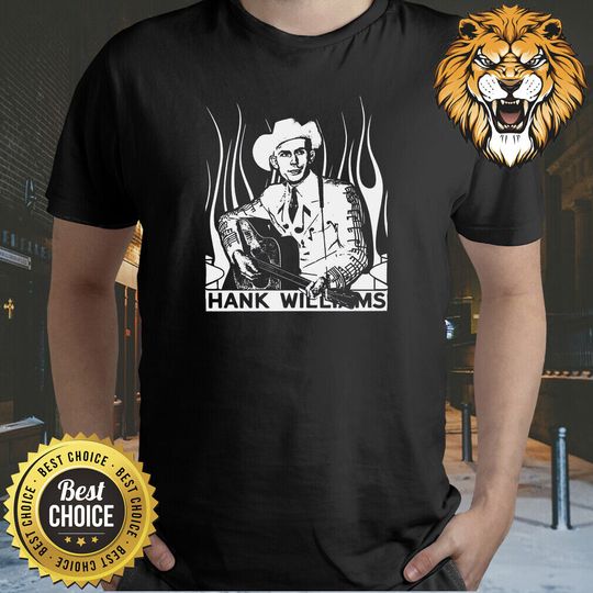 Hank Williams Sr. T Shirt Vintage Classic Country Outlaw Music