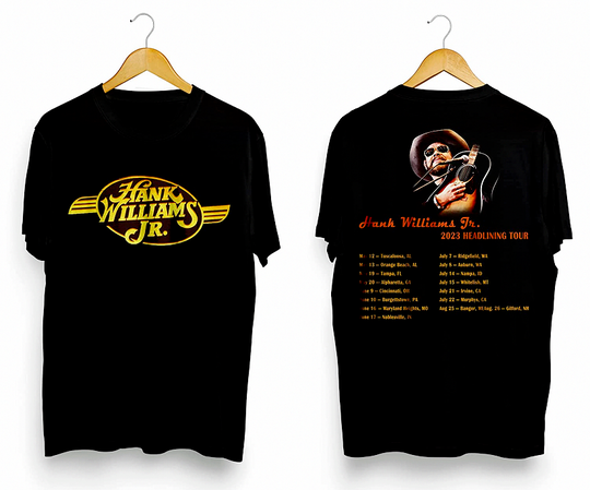 Hank Williams Tour 2023 Jr Shirt Bocephus Gift Music Country Concert Headlining