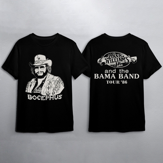 Hank Williams Jr. Bocephus Tour T-Shirt Vintage Style Gift For Fan