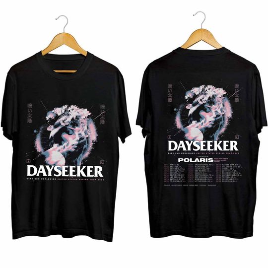 Dayseeker - Dark Sun Spring 2024 Tour Shirt, Dayseeker Band Fan Shirt