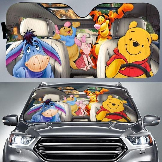 Winnie The Pooh Disney Car Sun Shade