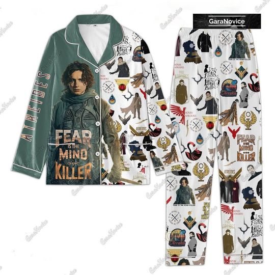 Dune Fear Is The Mind Killer Pajamas Sets