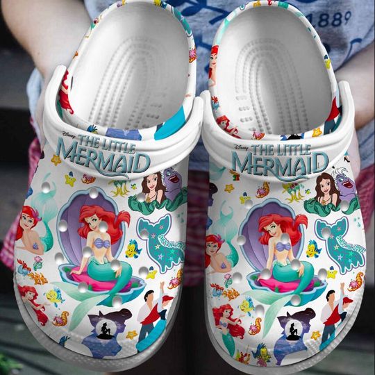 The Little Mermaid Shoes, The Little Mermaid Summer Clogs