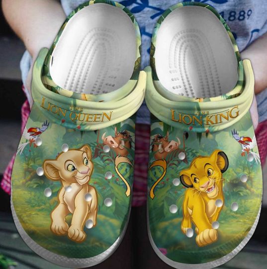 Custom The Lion King Cartoon Shoes, Custom Mens Womens Clogs