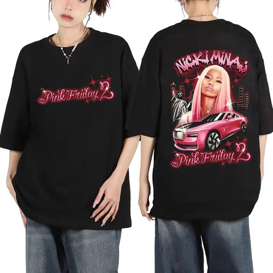 Rapper Nicki Minaj Pink Friday Graphic T Shirts