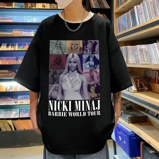 Rapper Nicki Minaj Eras Tour Graphic T Shirts