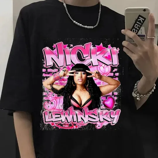 Nicki Lewinsky Fashion Graphic Tshirt Nicki Minaj Unisex T Shirt