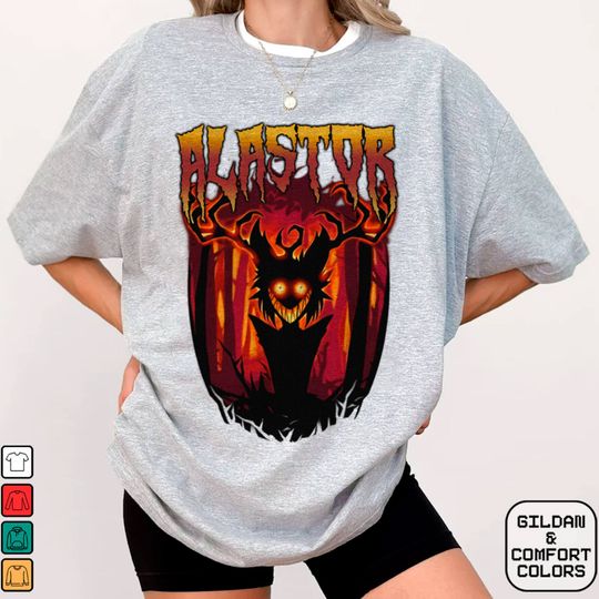 Alastor  Tshirt, Alastor Deer Demon Shirt, Alastor Hazbin Hotel
