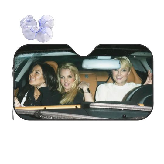 Paris Britney Lindsay Sun shade Windscreen Awesome Car Sunshade