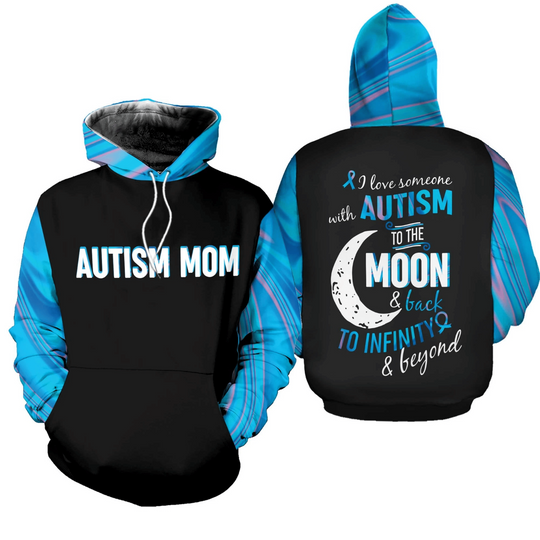 Gift for Mother Autism Mom I Love Someone With Autism Hoodie 3D