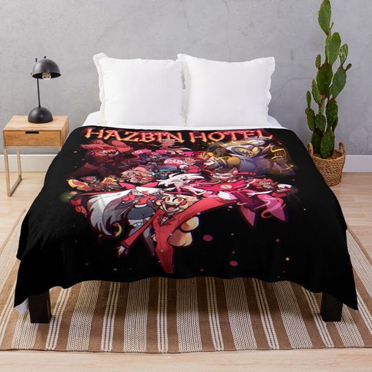 Hazbin Hotel Blanket, Hazbin Hotel Fan Gift