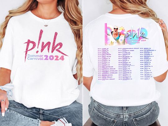 P!nk Summer Carnival 2024 Shirt, Trustfall Album Shirt, Pink Singer Tour