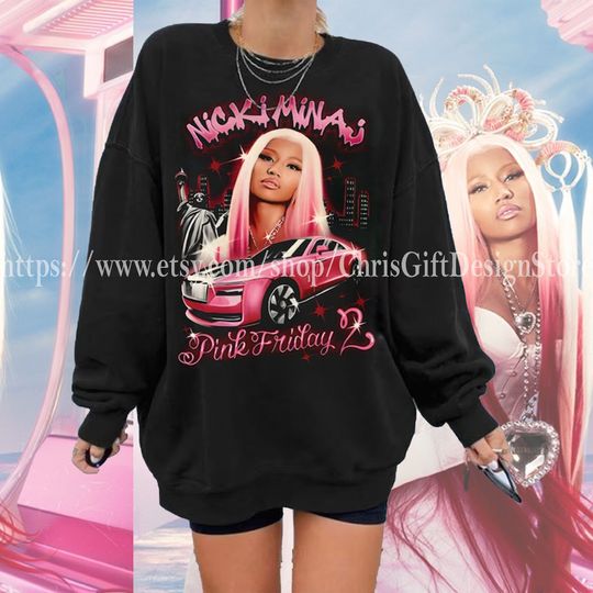 Nicki Minaj Pink Friday 2 Sweatshirt, Nicki Minaj Sweatshirt
