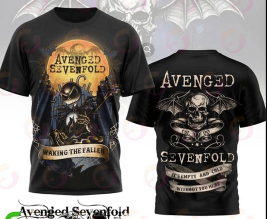 Avenged Sevenfold It’S Empty And Cold Without You Here 3D T-Shirt