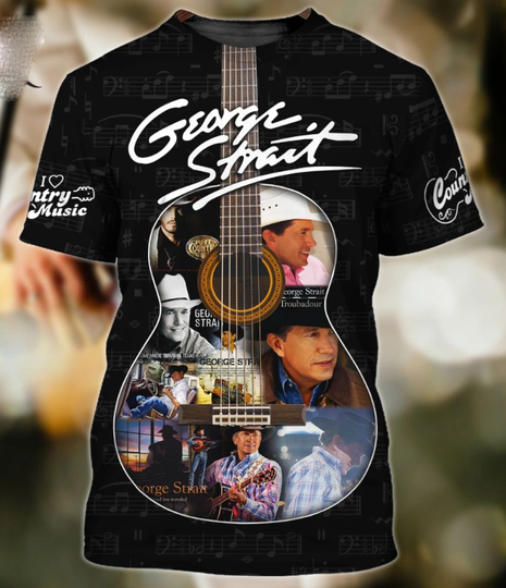GS Guitar 3D Shirt Short Sleeve Merch Gift For Fans