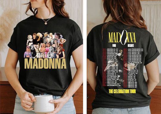 Madonna The Celebration Tour Four Decades Music Tour 2024 Shirt, Madonna Fan Gifts