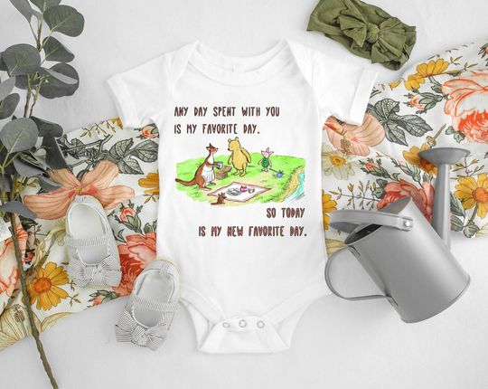 Any Day Spent with You Onesie Baby Shower Gift, Unique Baby Gift