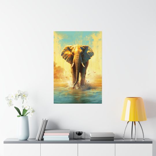 Elephant Premium Matte Vertical Posters