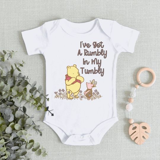 Vintage Pooh Rumbly in my Tumbly Onesie