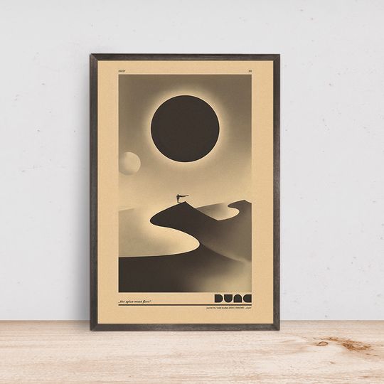 Vintage Dune Premium Matte Vertical Posters