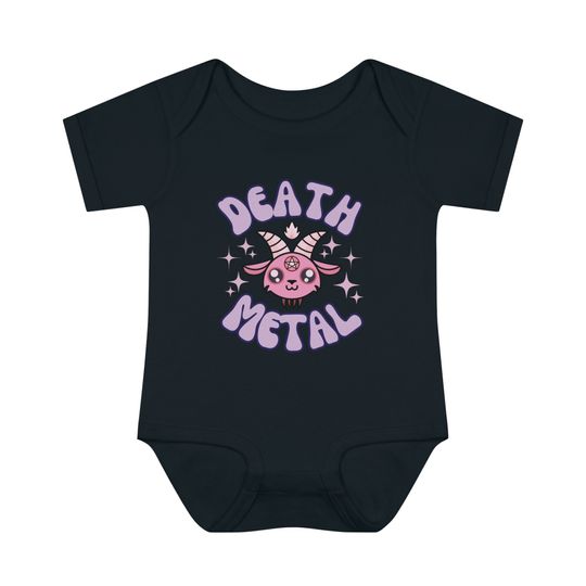 Death Metal Bodysuit, Death Metal Baby Onesie