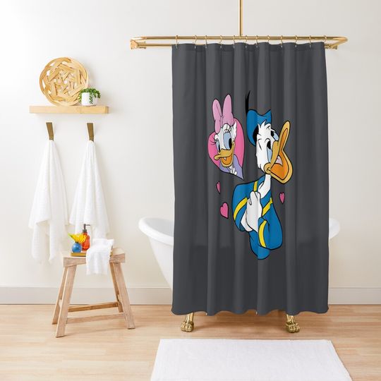 Donald Duck Disney Shower Curtain, Disney Bathroom Decor