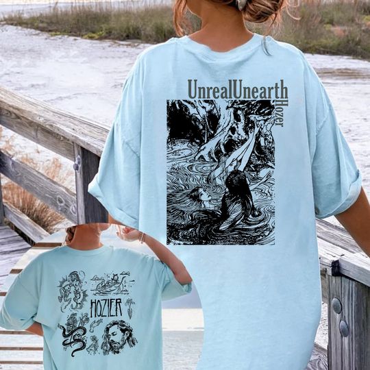 Hozier Unreal Unearth 2 Sides T-Shirt, Unreal Unearth Hozier Tour 2024 Shirt