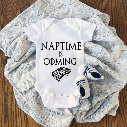 Game of Thrones Baby Onesie - Natime is Coming Game Of Thrones Onesie