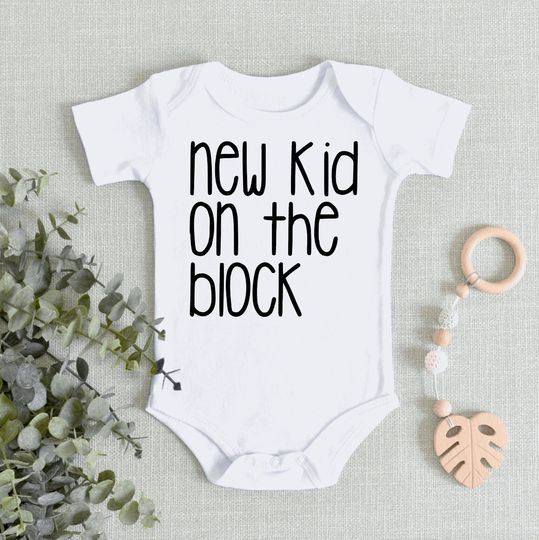 NKOT Block Baby Onesie, New Kid On The Block, Baby Shower Gift