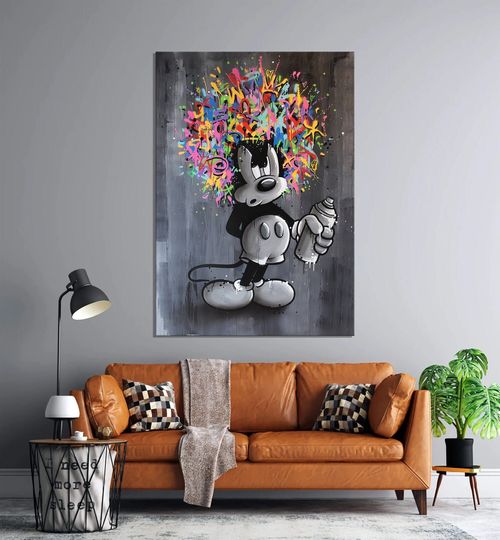 Mickey Mouse Pop Art Premium Matte Vertical Posters