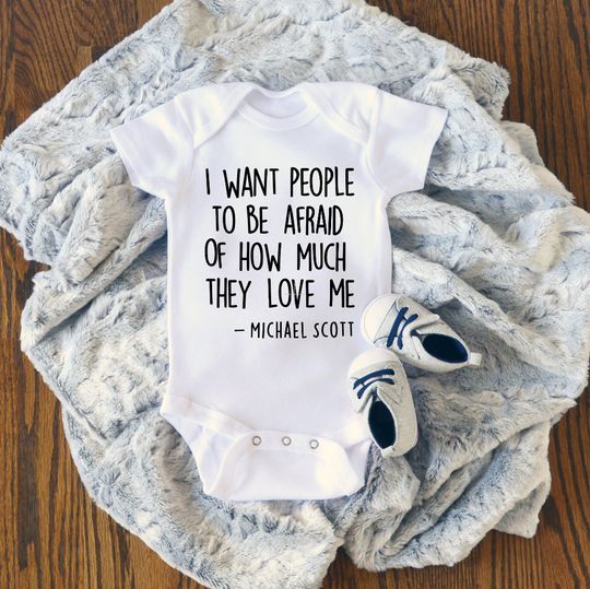 THE OFFICE I Want People to be Afraid of How Much they Love Me, The Office Onesie