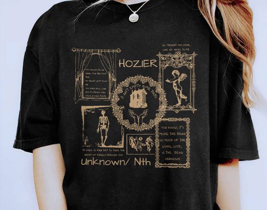 Vintage Hozier Concert Shirt, Hozier, Hozier Fan Gift, Unreal Unearth Tour T Shirt