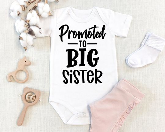 Big Sister Announcement Onesie, Pregnancy Announcement Onesie