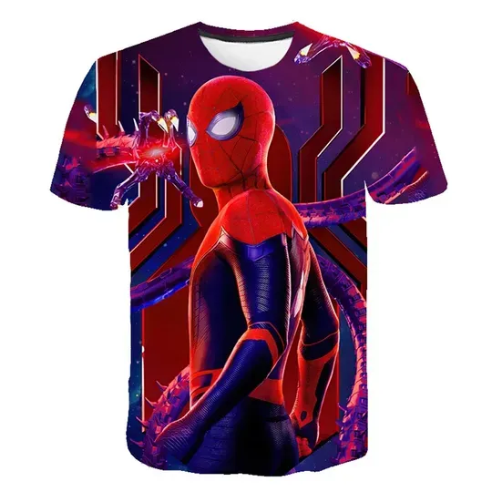 Marvel Spiderman 3d Printing T Shirts Clothing