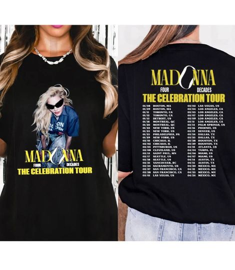 Madonna The Celebration Tour 2024 T-Shirt, Madonna Vintage Shirt, Madonna Concert