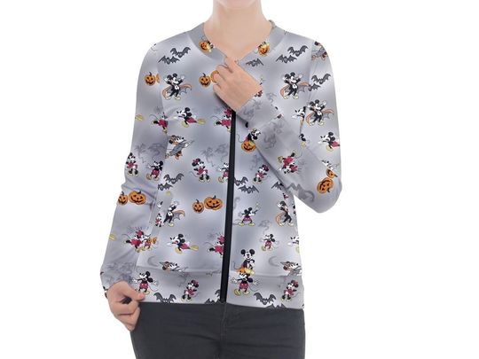 Mickey and Minnie Jacket | Mickey and Minnie Zip-up Jacket | Disney Nurse Jacket