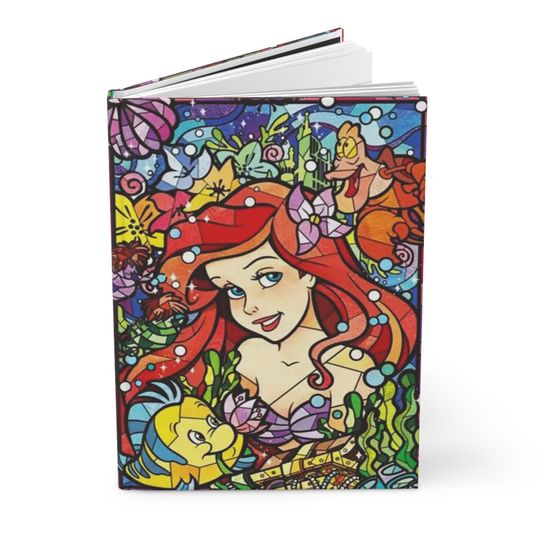 The Little Mermaid Ariel Princess Disney Hardcover Journal